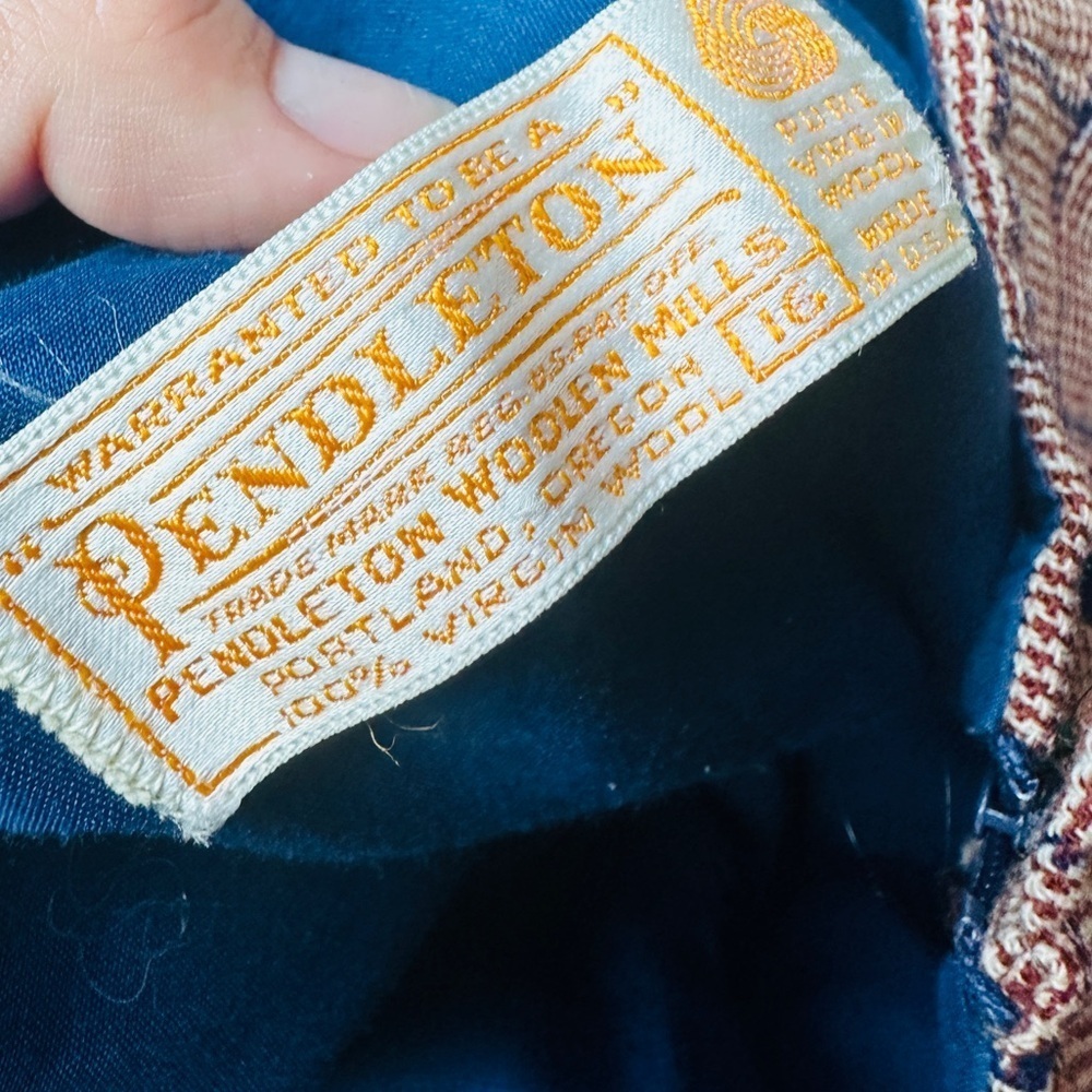 Vintage Pendleton 100% Wool pants size 4 - Picture 7 of 10